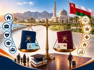 تفاوت اقامت عمان با شهروندی عمان